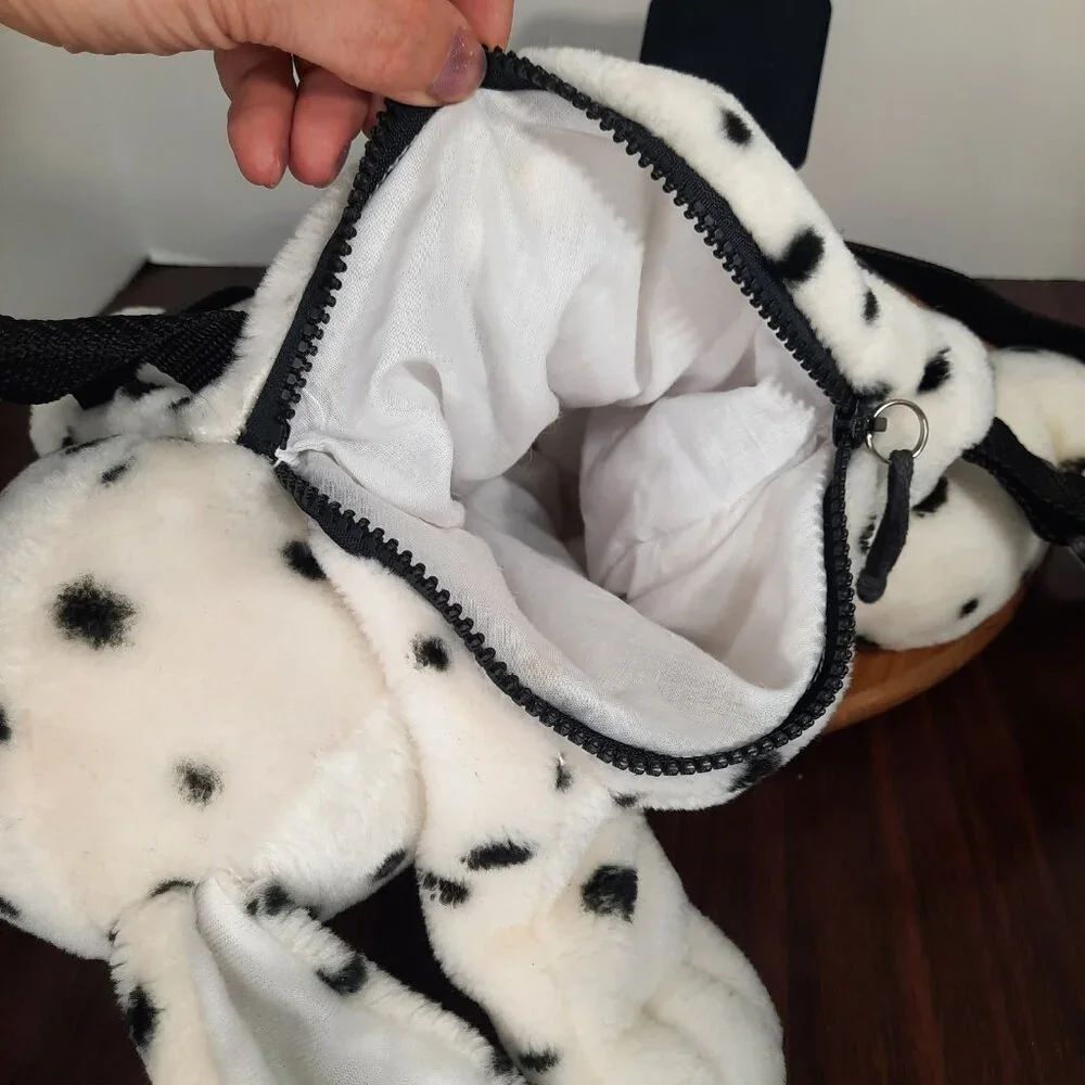 Kat-ya Backpack Dalmatian Dog Plush Bag Rave Baby Raver Emo Alt Vintage VTG 1995